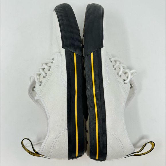Dr Martens Pressler Canvas Sneaker, White Unisex, Mens 8, Womens 9, Like New. - Picture 4 of 9